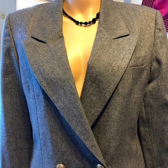 Vintage 100% Pure Wool Talbots Women Blazer Size 8P - Picture 8 of 11